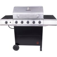 Char-Broil Performance Series 5-Burner Gas Grill with Cabinet - Stainless Steel and Black