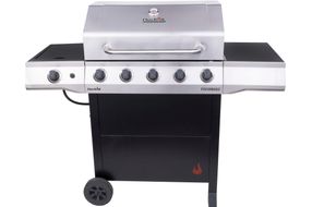 Char-Broil Performance Series 5-Burner Gas Grill with Cabinet - Stainless Steel and Black