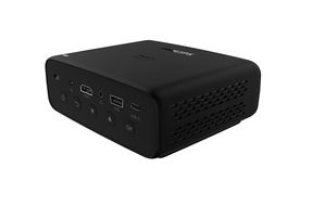 Philips - PicoPix Micro 2TV, Pico Projector, Android TV, LED DLP, 5h Battery Life, HDMI, USB-C - Bl