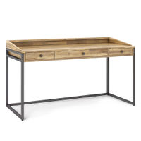 Simpli Home - Ralston Desk - Distressed Golden Wheat