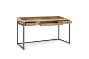 Simpli Home - Ralston Desk - Distressed Golden Wheat