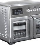 Bella Pro Series - 12-in-1 6-Slice Toaster Oven + 33-qt. Air Fryer with French Doors - Stainless St