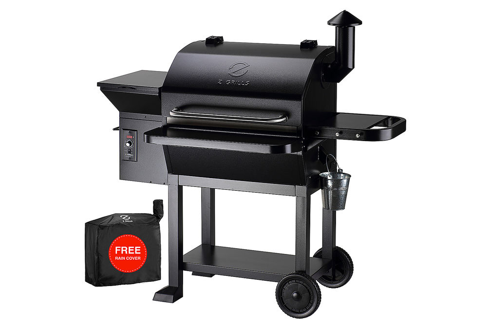 Z GRILLS - 10002B Wood Pellet Grill and Smoker - Black