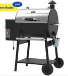 Z GRILLS - 550A Wood Pellet Grill and Smoker - Black