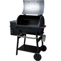 Z GRILLS - 550A Wood Pellet Grill and Smoker - Black