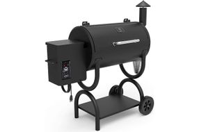 Z GRILLS - 550B Wood Pellet Grill and Smoker - Black