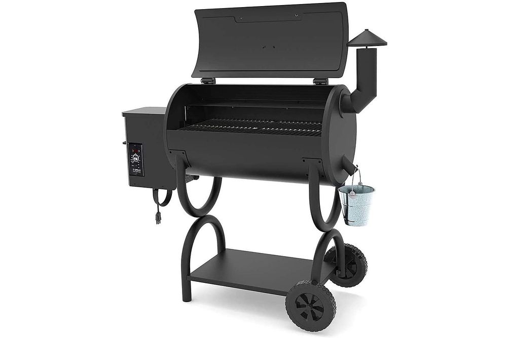 Z GRILLS - 550B Wood Pellet Grill and Smoker - Black