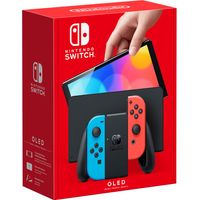 Nintendo - Switch OLED Model w/ Neon Red & Neon Blue Joy-Con - Multi