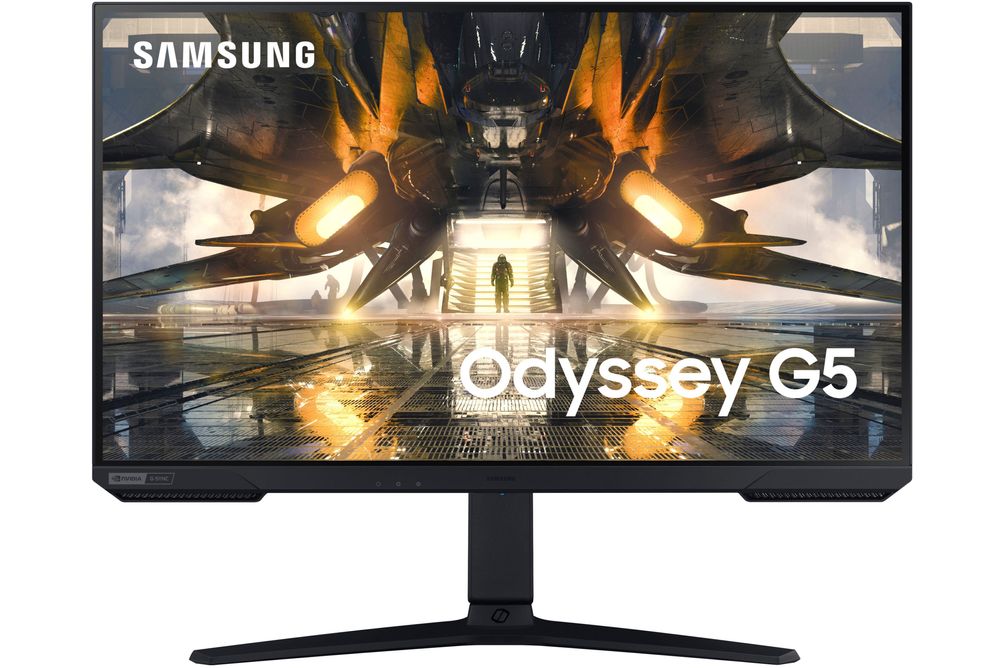 Samsung - Odyssey 27 IPS LED QHD FreeSync Premium & G-Sync Compatible Gaming Monitor with HDR (Dis