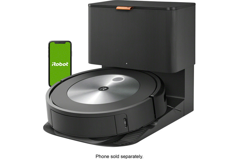 iRobot Roomba j7+ (7550) Wi-Fi Connected Robot Vacuum with Automatic Dirt Disposal - Graphite