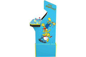 Arcade1Up - The Simpsons 30th Edition Arcade with matching stool