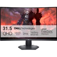 Dell - S3222DGM 32" LED Curved QHD FreeSync Gaming Monitor (DisplayPort, HDMI) - Black