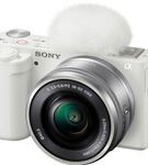 Sony - Alpha ZV-E10 Kit Mirrorless Vlog Camera with 16-50mm Lens - White