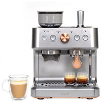 Caf - Bellissimo Semi-Automatic Espresso Machine with 15 bars of pressure, Milk Frother, and Built