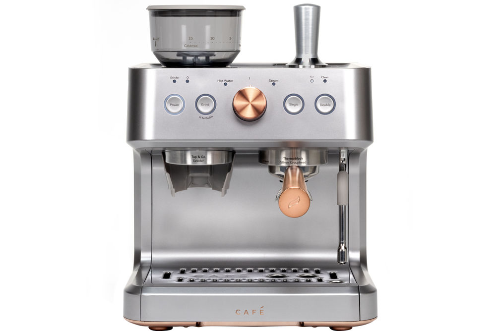 Caf - Bellissimo Semi-Automatic Espresso Machine with 15 bars of pressure, Milk Frother, and Built