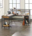 Sauder - Boulevard Caf L Shape Desk - Vintage Oak Finish