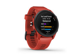 Garmin - Forerunner 745 GPS Smartwatch 30mm Fiber-Reinforced Polymer - Magma Red