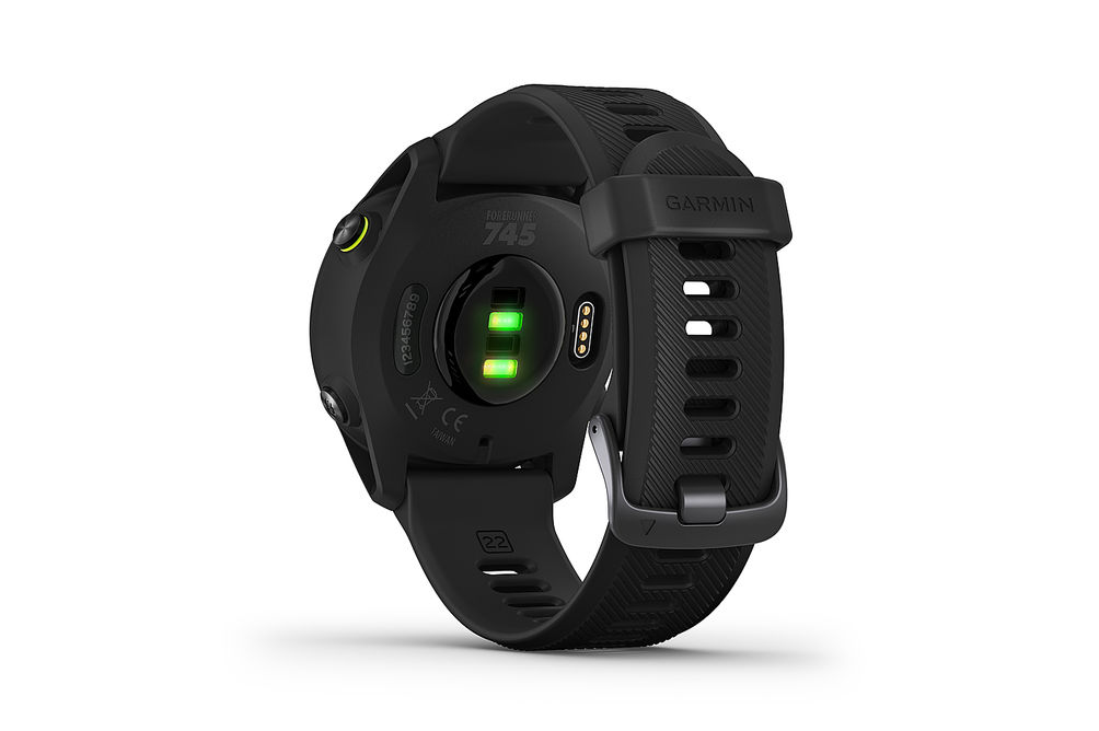 Garmin - Forerunner 745 GPS Smartwatch 30mm Fiber-Reinforced Polymer - Black