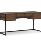 Simpli Home - Richmond solid acacia wood Modern Industrial 60 inch Wide Desk - Rustic Natural Aged