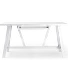 Simpli Home - Dylan solid wood Industrial 60 inch Wide Writing Office Desk - White