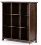 Simpli Home - Acadian 9 Cube Bookcase and Storage Unit - Brunette Brown