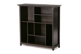 Simpli Home - Amherst Multi Cube Bookcase and Storage Unit - Hickory Brown