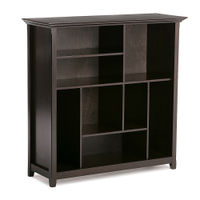 Simpli Home - Amherst Multi Cube Bookcase and Storage Unit - Hickory Brown