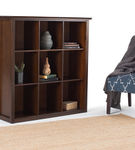 Simpli Home - Artisan 9 Cube Bookcase and Storage Unit - Russet Brown