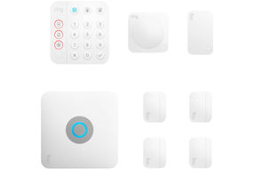 Ring - Alarm Pro Home Security Kit 8 Pieces - White