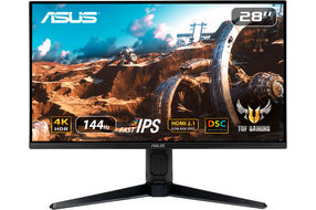 ASUS - TUF 28 Fast IPS 4K 144Hz HDMI 2.1 1ms G-SYNC/FreeSync Gaming Monitor with HDR (DisplayPort,