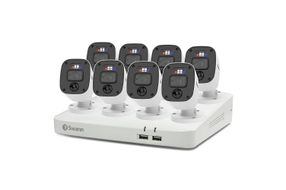 Swann - Enforcer 1080p, 8-Channel, 8-Camera, Indoor/Outdoor Wired 1080p 1TB DVR Home Security Camer