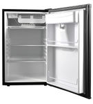 Frigidaire - Retro Compact Mini Fridge, Chrome Handles, 4.5 Cu Ft, Built-in Water Dispenser - Black