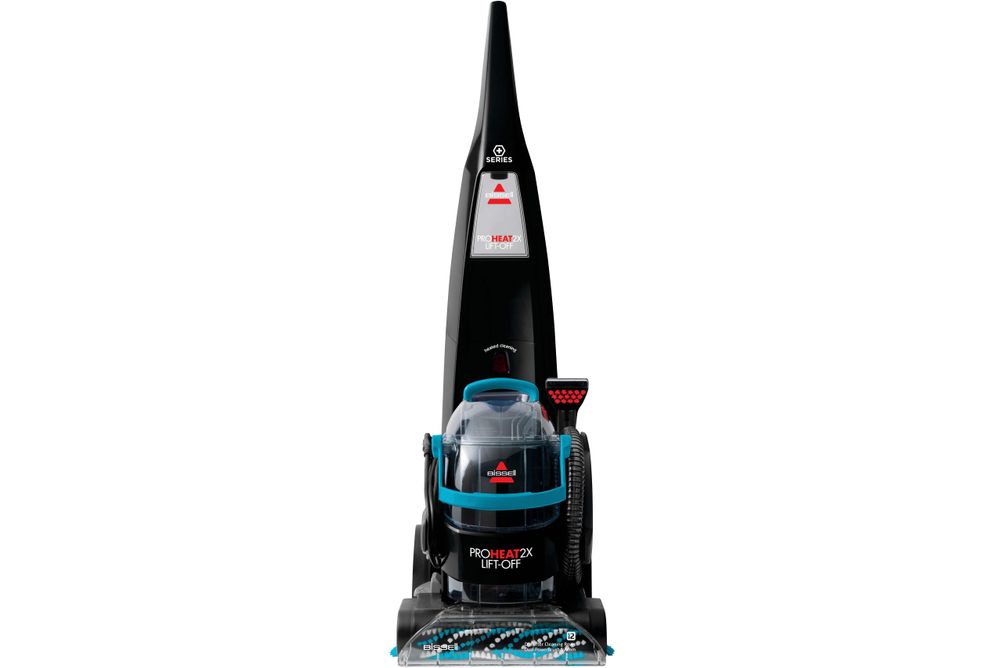 BISSELL - ProHeat 2X Lift-Off Upright Deep Cleaner - Titanium and Teal