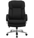 Flash Furniture - Hercules Contemporary Fabric 24/7 Big & Tall Swivel Erogonomic Office Chair - Bla