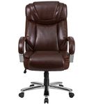 Flash Furniture - Hercules Big & Tall 500 lb. Rated LeatherSoft Swivel Office Chair w/Extra Wide Se