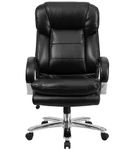 Flash Furniture - Hercules Contemporary Leather/Faux Leather 24/7 Big & Tall Swivel Office Chair -