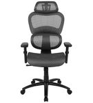 Flash Furniture - Lo Contemporary Mesh Executive Swivel Office Chair - Gray