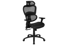Flash Furniture - Lo Contemporary Mesh Executive Swivel Office Chair - Black