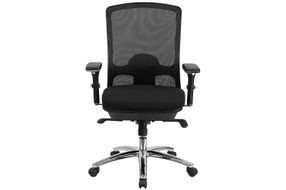 Flash Furniture - Hercules Contemporary Mesh 24/7 Big & Tall Swivel Multifunction Office Chair - Bl