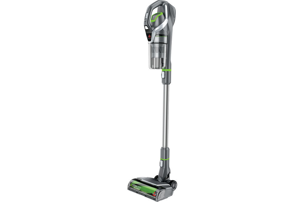 BISSELL - CleanView Pet Slim Cordless Stick Vacuum - Silver/Titanium with ChaCha Live Accents