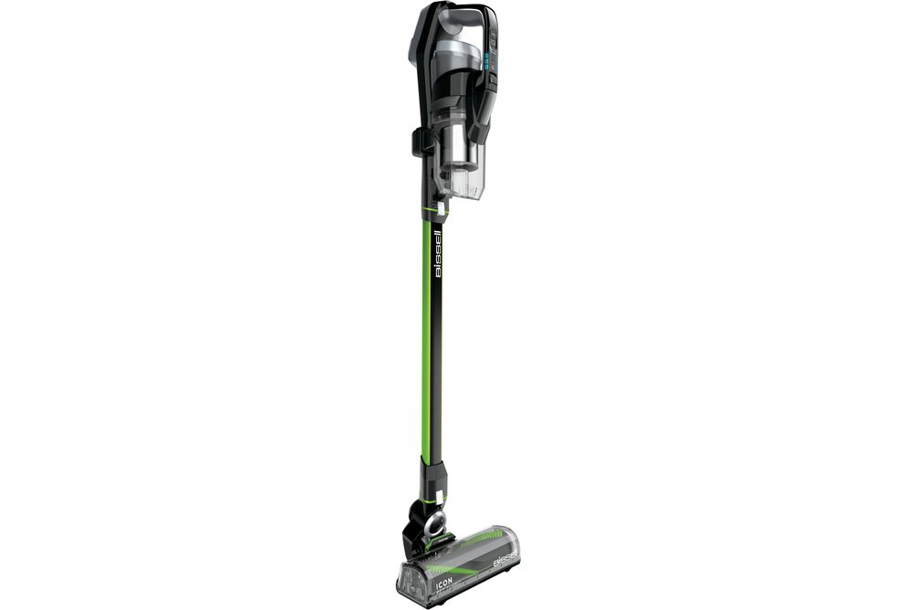 BISSELL - ICONPET TURBO EDGE Cordless Stick Vacuum - Black, Cha Cha Lime