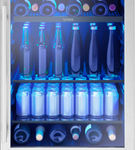 Zephyr - Brisas 24 in. 8-Bottle and 112-Can Single Zone Beverage Cooler - Stainless Steel