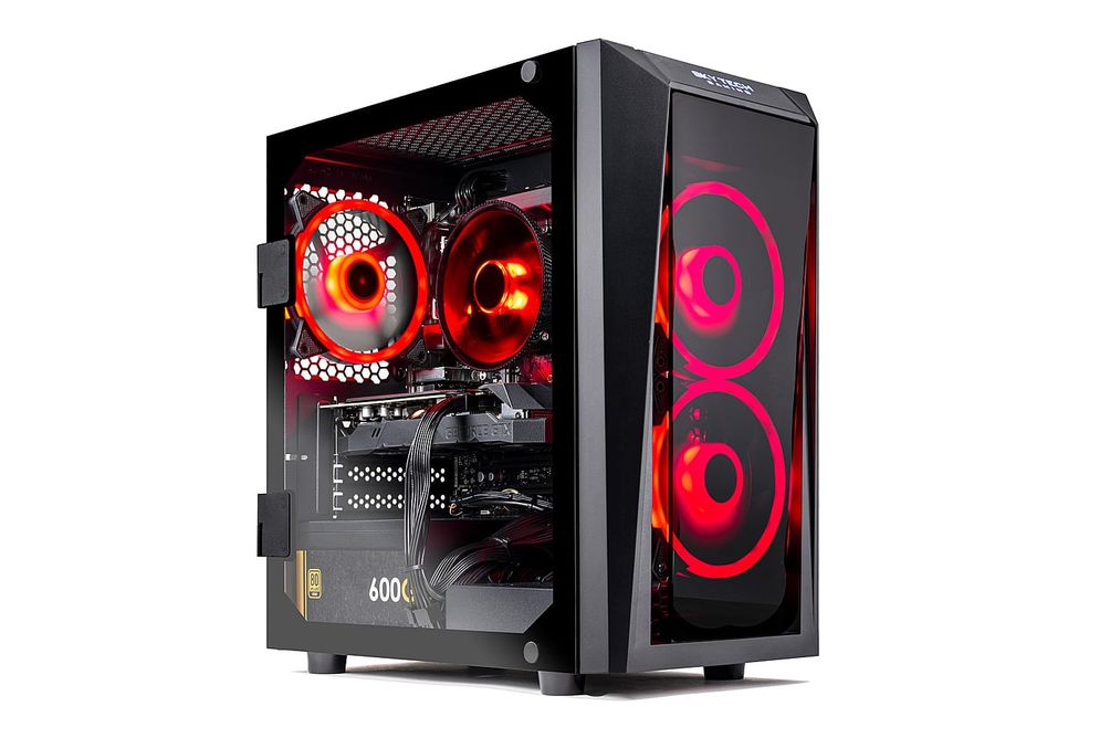 Skytech Gaming - Blaze II Gaming Desktop PC - Intel Core i3-10100F - 8GB Memory - NVIDIA GeForce GT