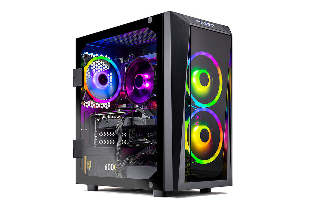 Skytech Gaming - Blaze II Gaming Desktop PC - Intel Core i3-10100F - 8GB Memory - NVIDIA GeForce GT