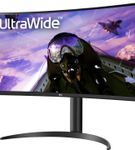 LG - 34 LED Curved UltraWide QHD 160Hz FreeSync Premium Monitor with HDR (HDMI, DisplayPort) - Bla