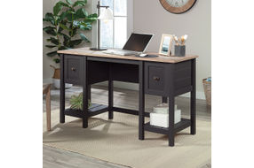 Sauder - Cottage Road Desk w Drawers - Raven Oak