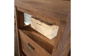 Sauder - Trestle L-Desk - Vintage Oak