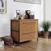 Sauder - Iron City Lateral File Cabinet - Brown