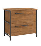 Sauder - Iron City Lateral File Cabinet - Brown