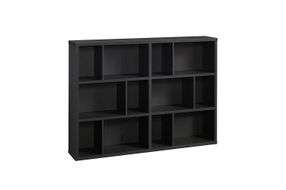 Sauder - Horizontal Bookcase - Black